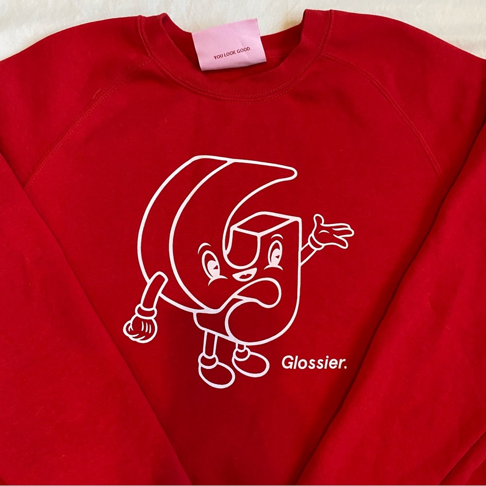 Limited Edition Red Glossier Crew Neck
